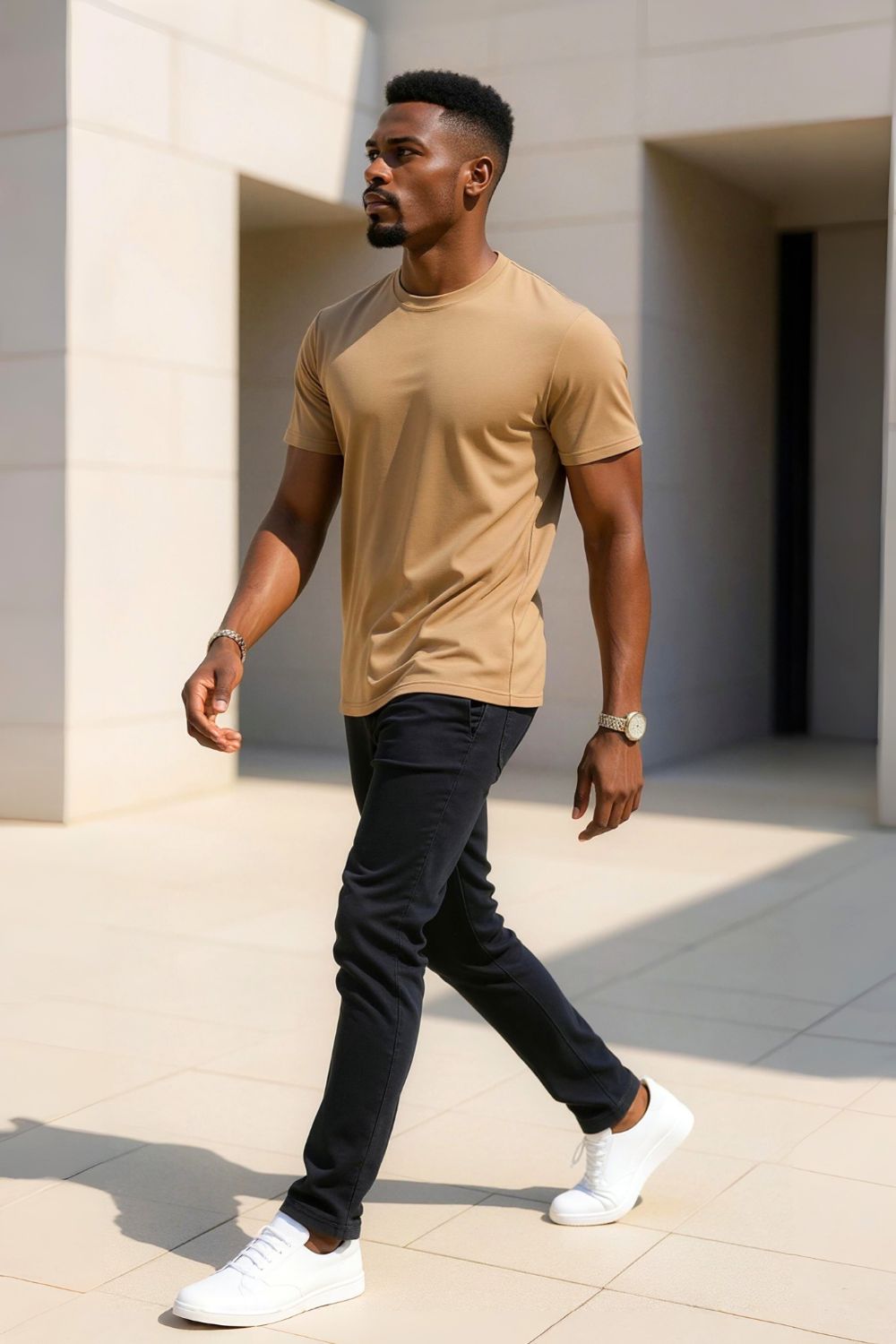 The Signature Basic Taupe T-Shirt