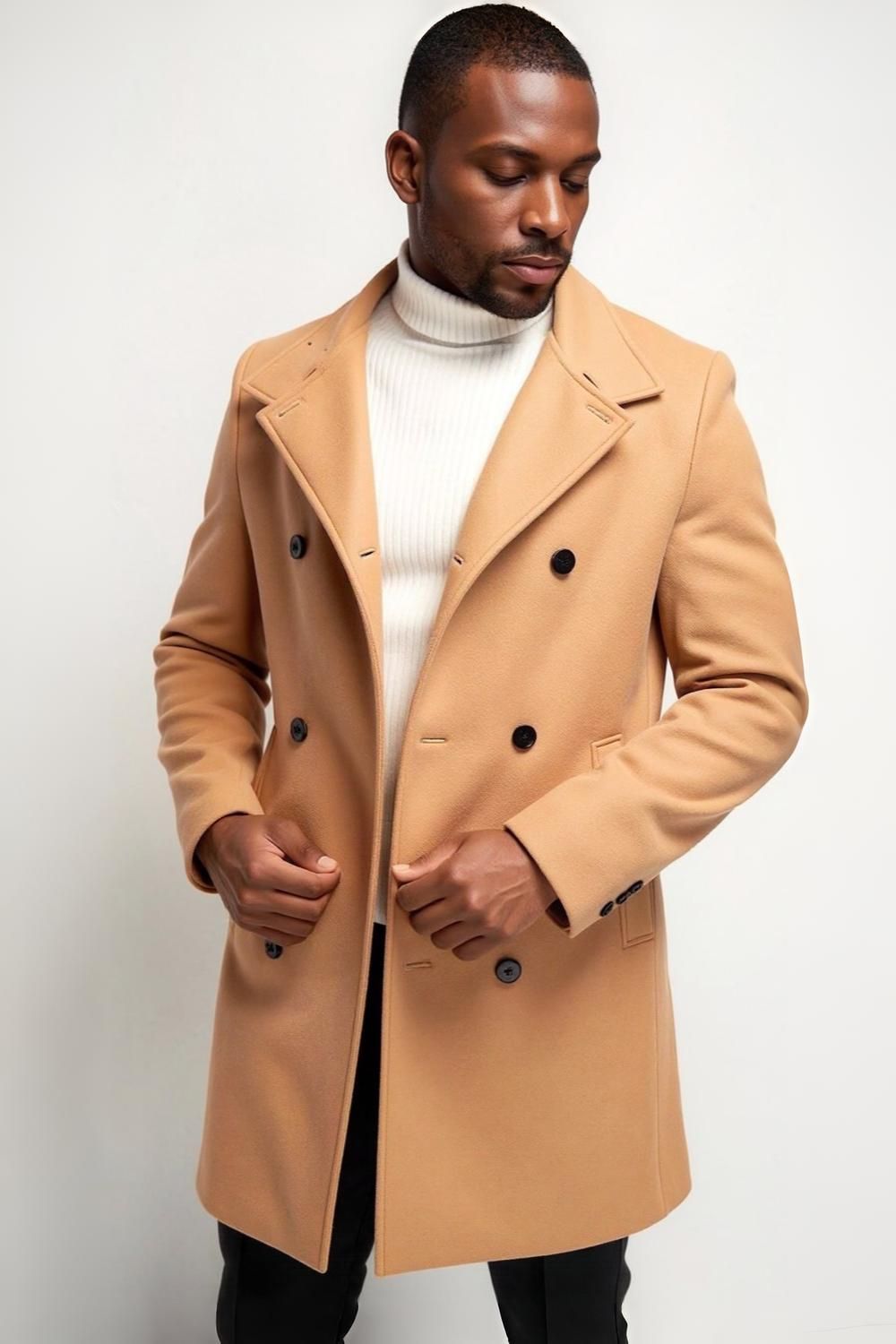 Honey Tan Classic Overcoat