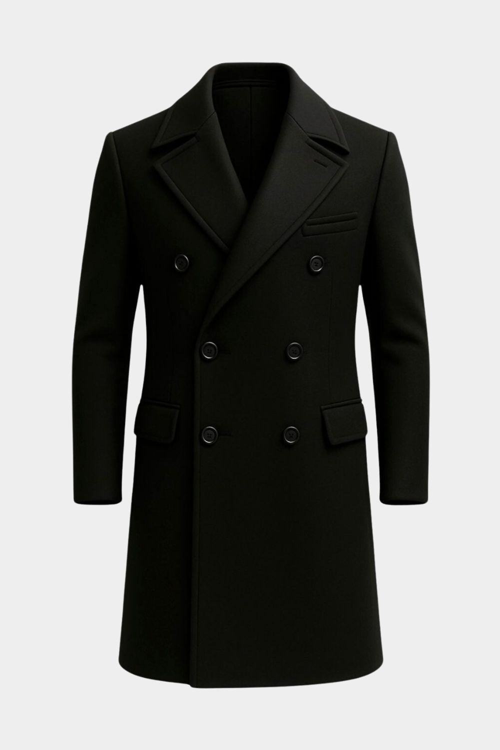 Midnight Noir Overcoat