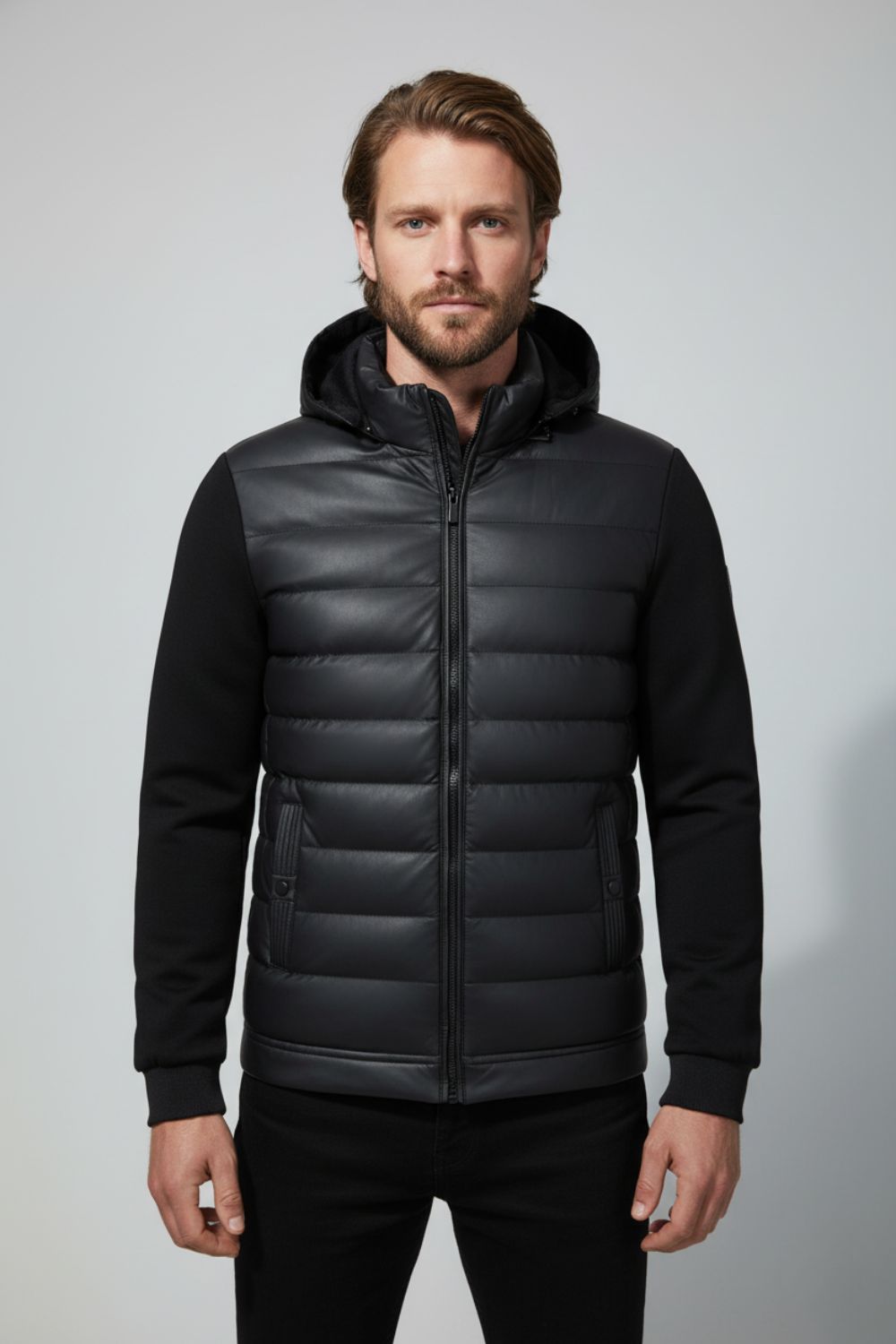 Midnight Hybrid Hooded Jacket