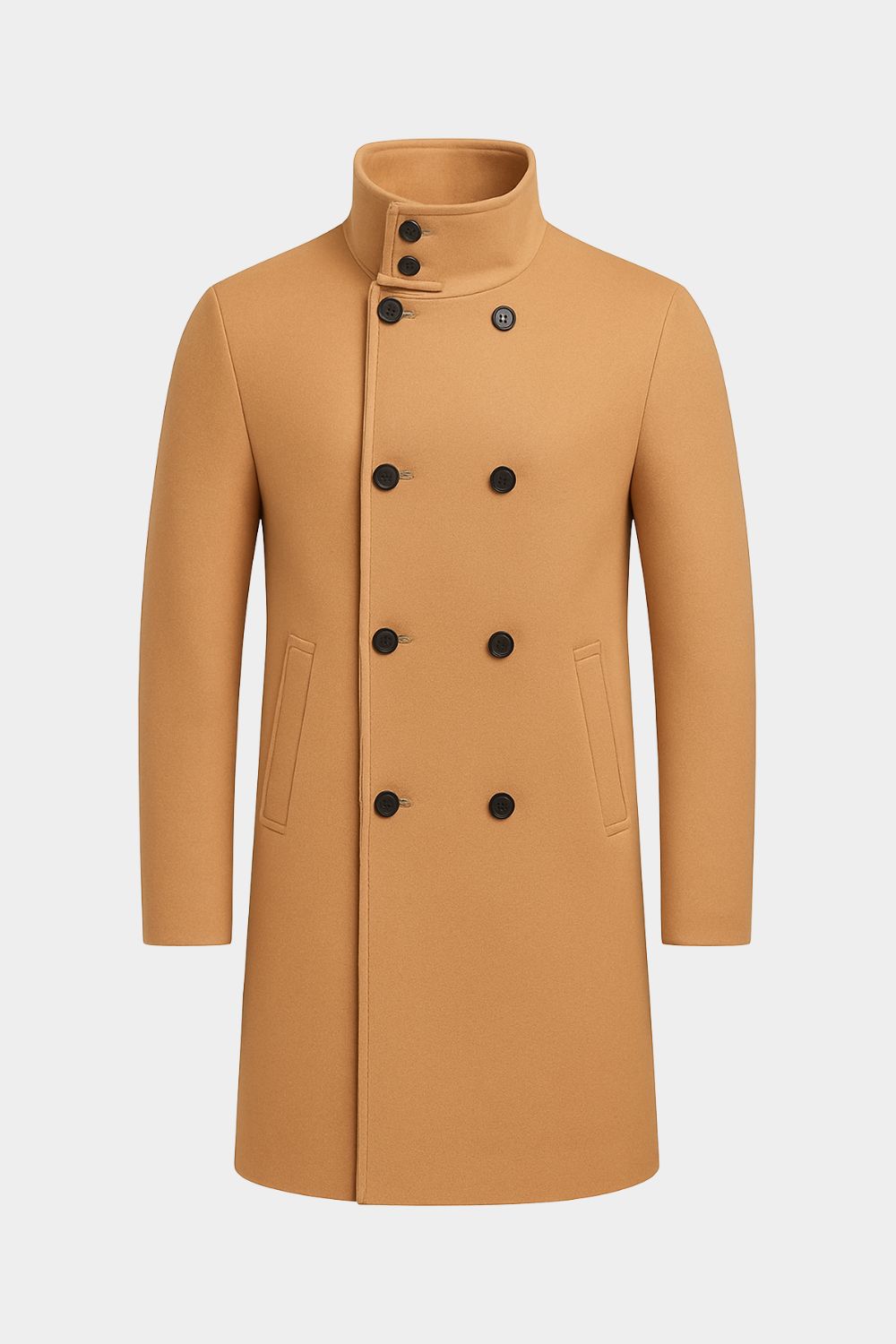 Honey Tan Classic Overcoat