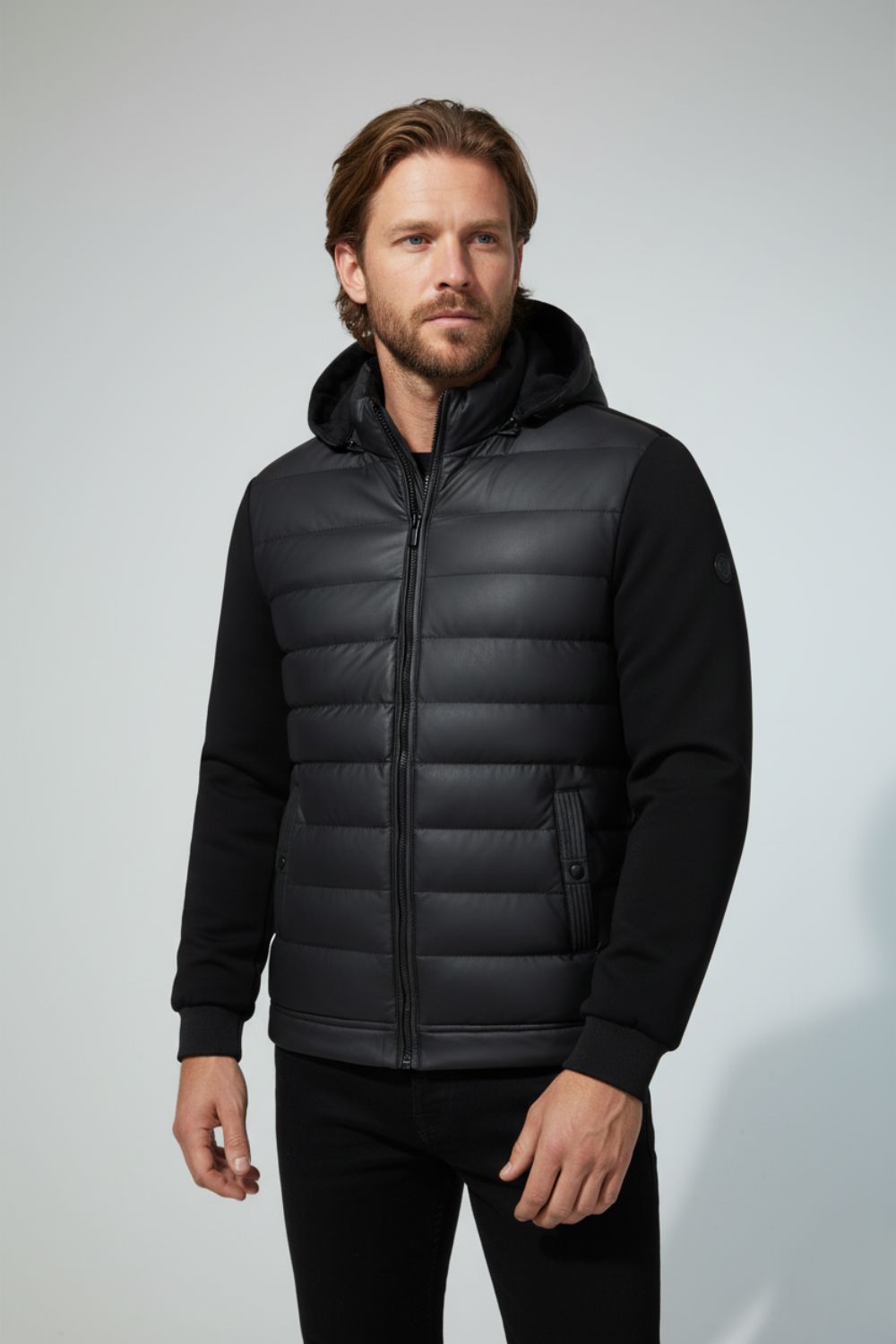 Midnight Hybrid Hooded Jacket