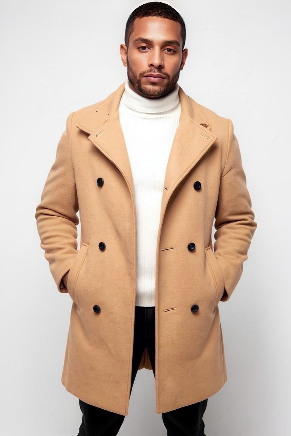 Honey Tan Classic Overcoat