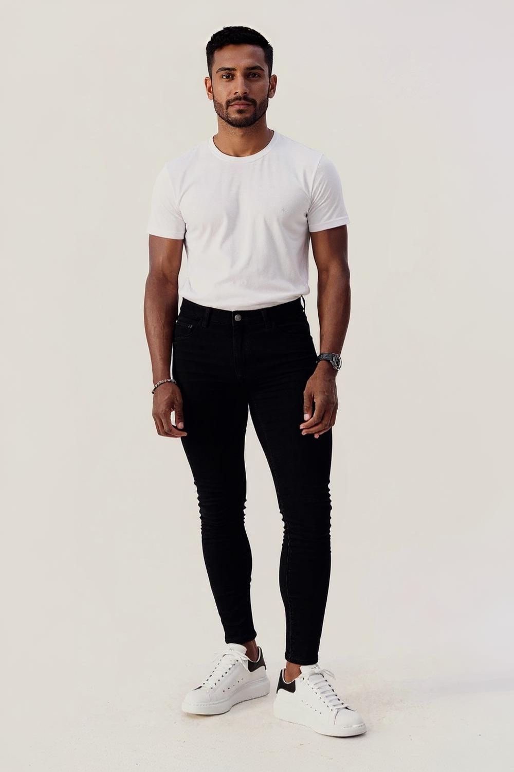 The Signature Black Skinny Jeans
