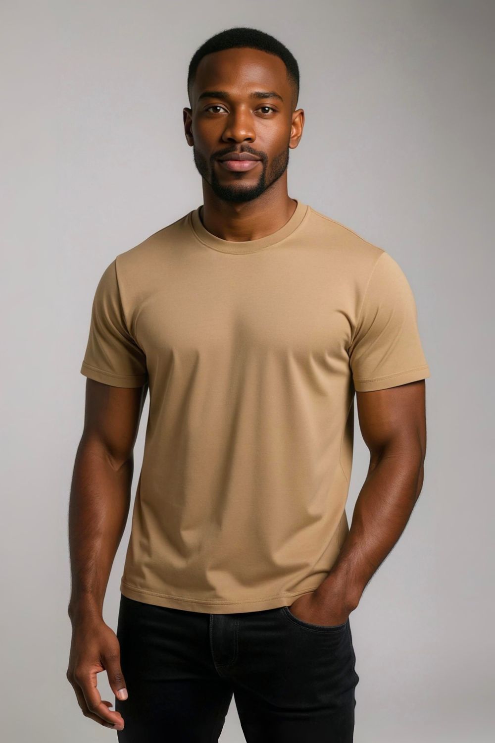 The Signature Basic Taupe T-Shirt