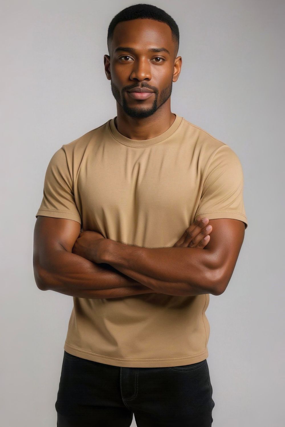 The Signature Basic Taupe T-Shirt