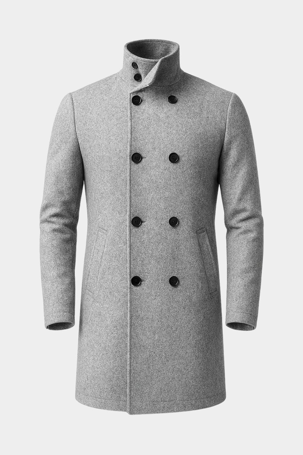 Ash Grey Executive Overcoat